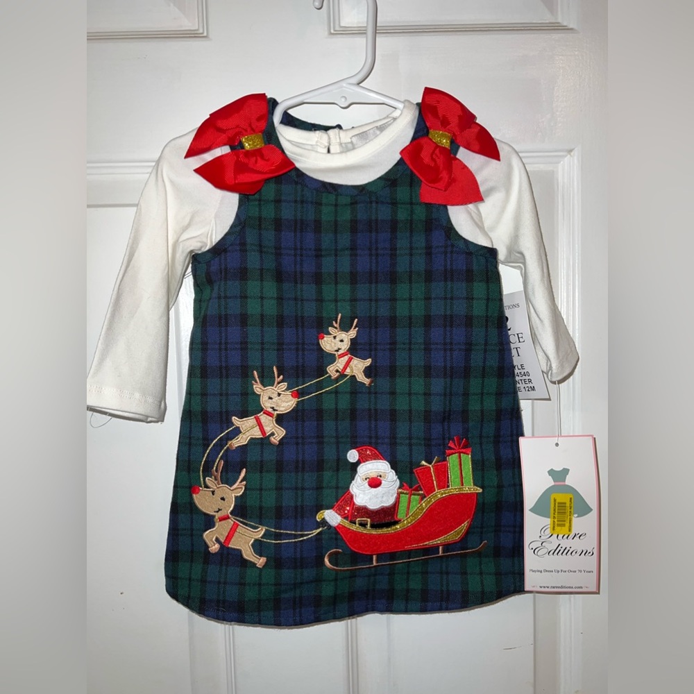 Baby Christmas Dress NWT Size 12mo from Dillards